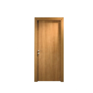 hollow core single leaf wooden flush door for exterior building